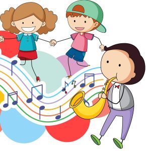 Kinder musizieren