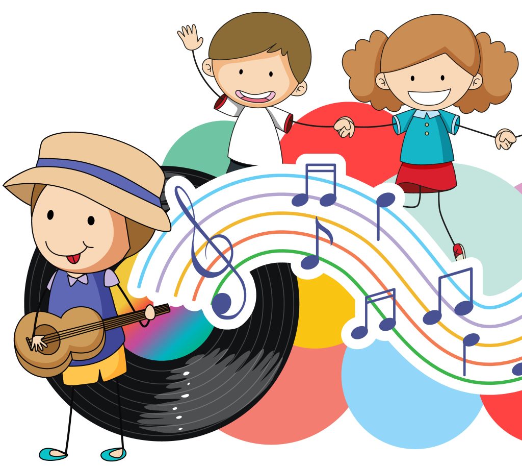 Kinder die musizieren