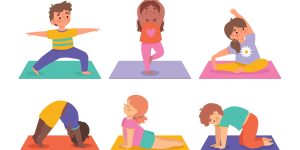 Kinder beim Yoga